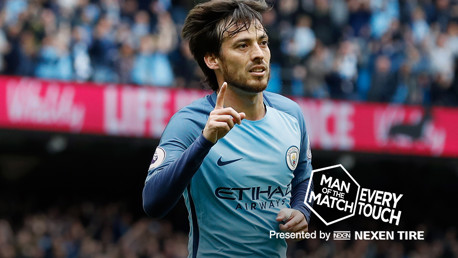 Every Touch: David Silva v Leicester 