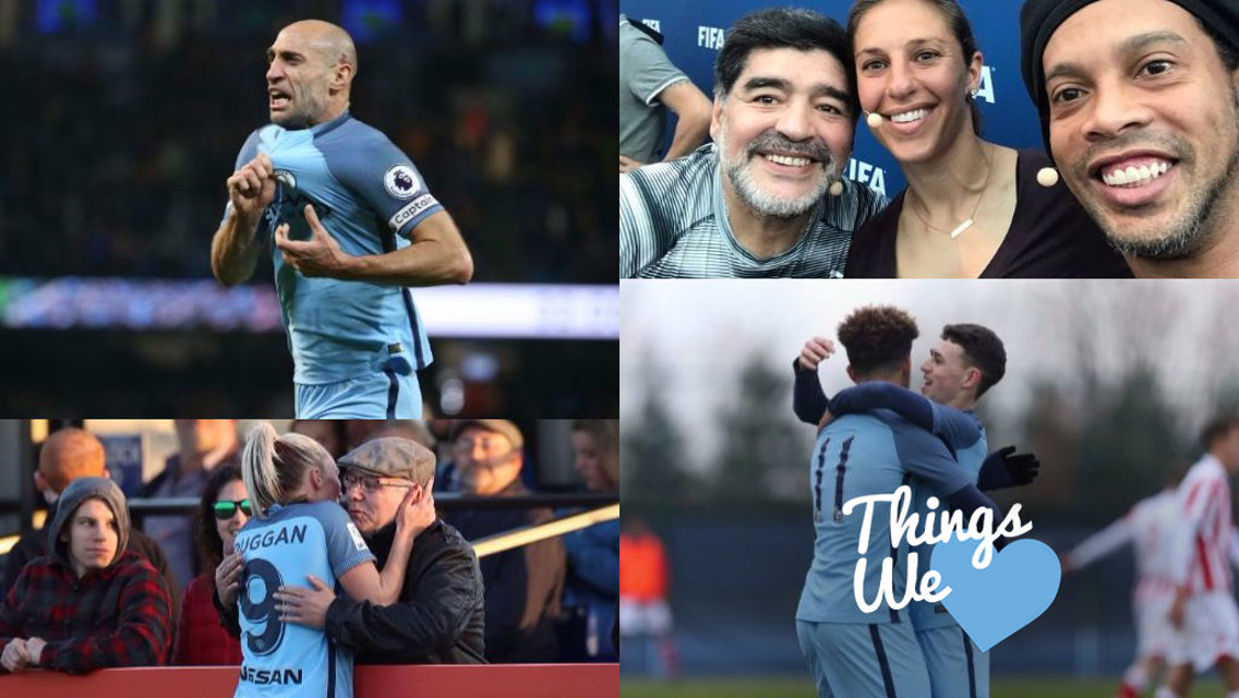 THINGS WE LOVE: Pablo Zabaleta, Toni Duggan, Carli Lloyd and Jadon Sancho all feature in this week's edition.