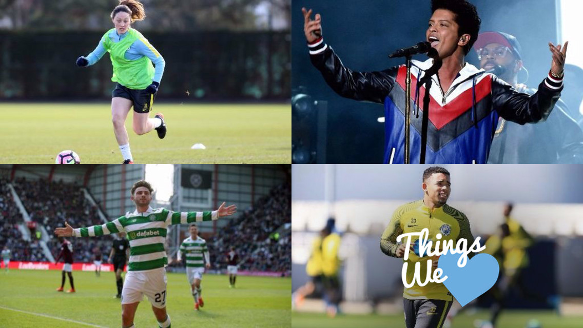 THINGS WE LOVE: Featuring Gabriel Jesus and Bruno Mars.