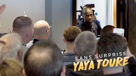 Yaya Toure pranked by Man City fans!