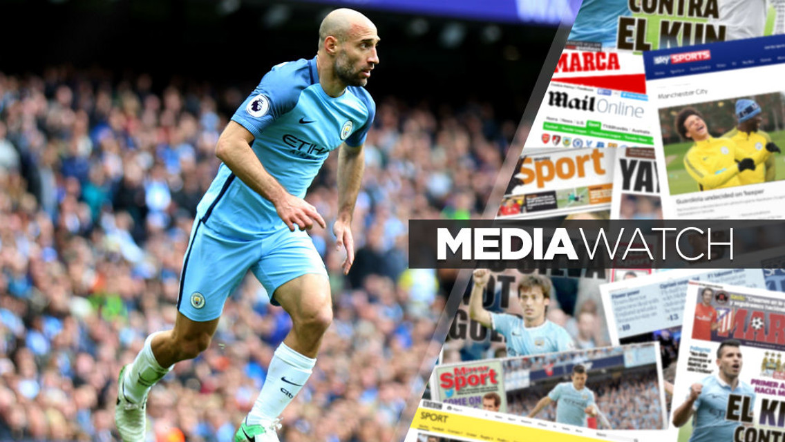 LEGEND: Pablo Zabaleta will leave City at the end of the season 