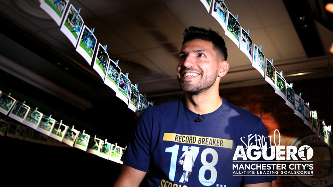 PICTURE PERFECT: Sergio Aguero recalls his most memorable goals.