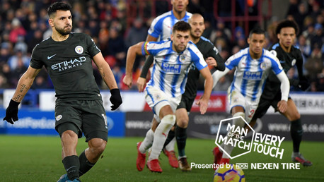 Every Touch: Sergio Aguero v Huddersfield