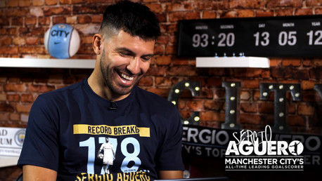 Sergio Aguero receives surprise message from Messi