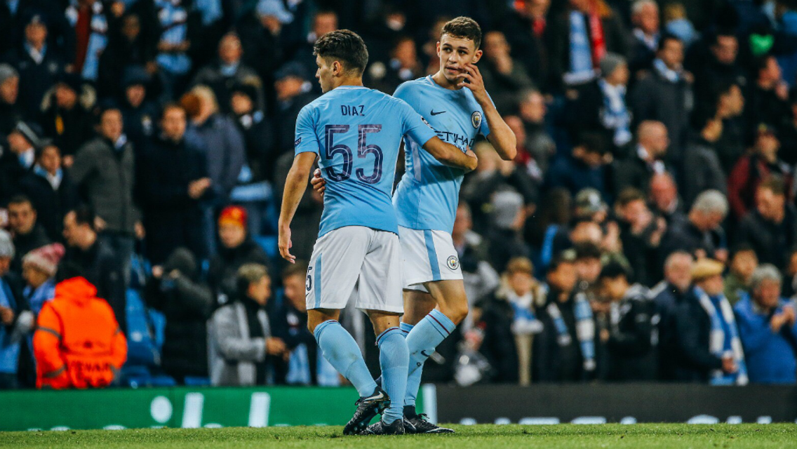 EURO STARS: Diaz and Foden made their Champions League debuts against Feyenoord on Tuesday 