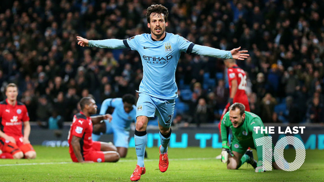 LAST 10: City have scored some crackers against Leicester in recent seasons 
