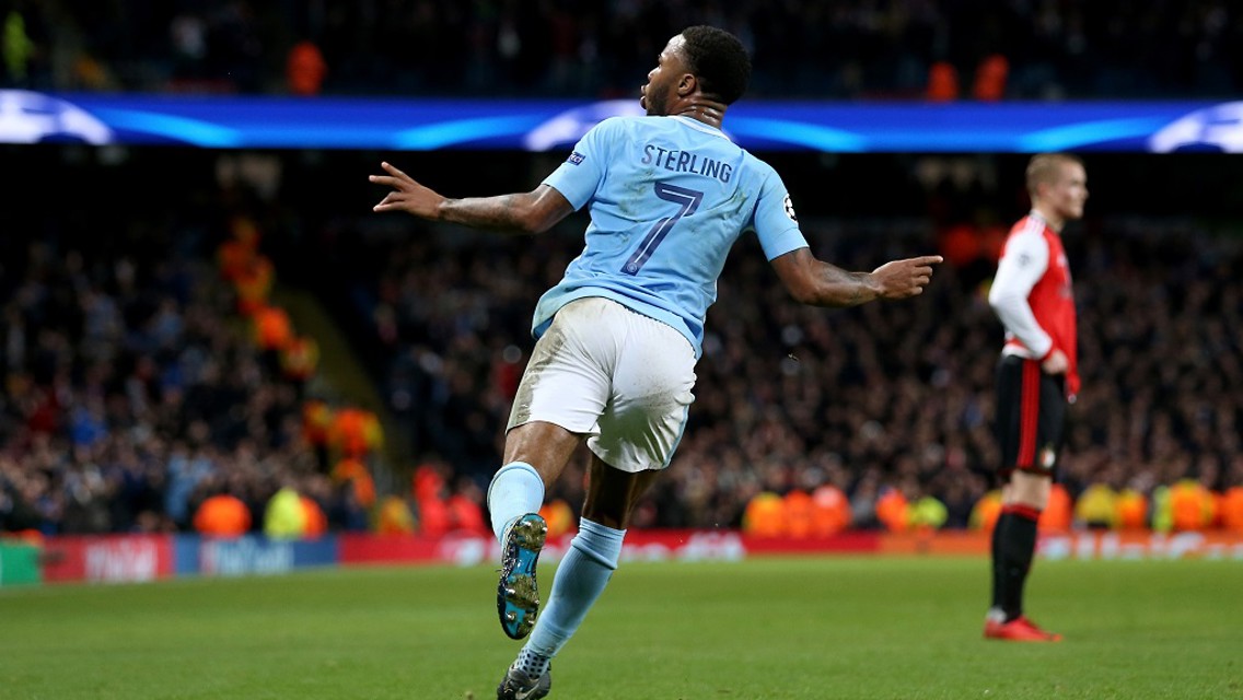 RAHEEM STERLING: Late, late show...