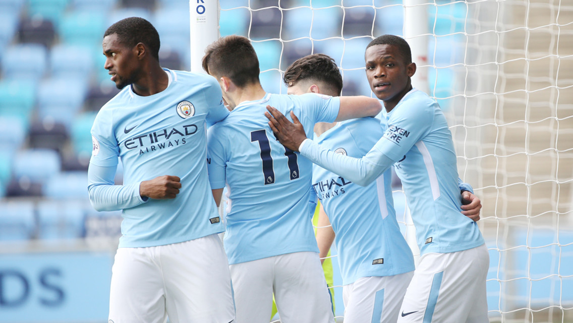 KEY TO SUCCESS: City EDS secured a 4-1 win over Derby in the Premier League 2. 