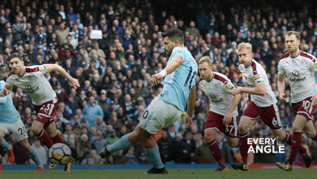 Every Angle: Sergio Aguero v Burnley