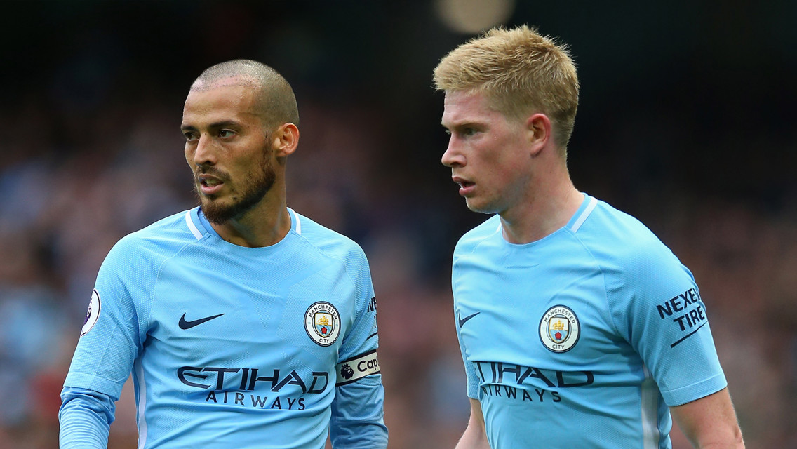 ASSIST KINGS: Silva and De Bruyne continue to set up goals for their teammates at a staggering rate 