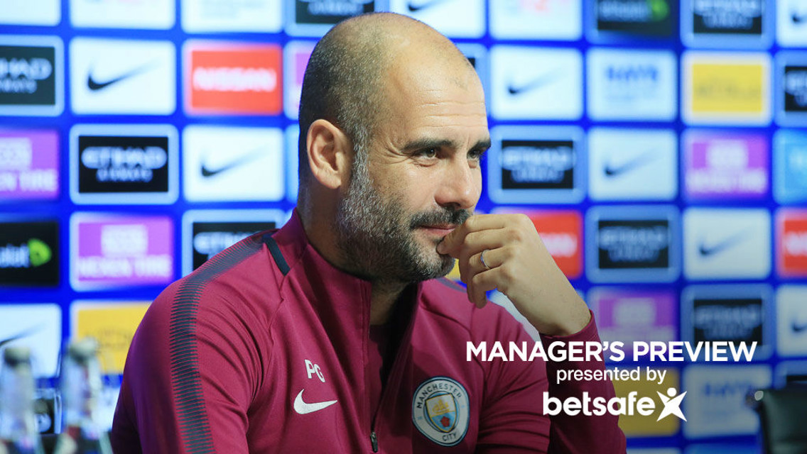 LATEST: Pep addressed the press on Friday ahead of this weekend's home game with Burnley 