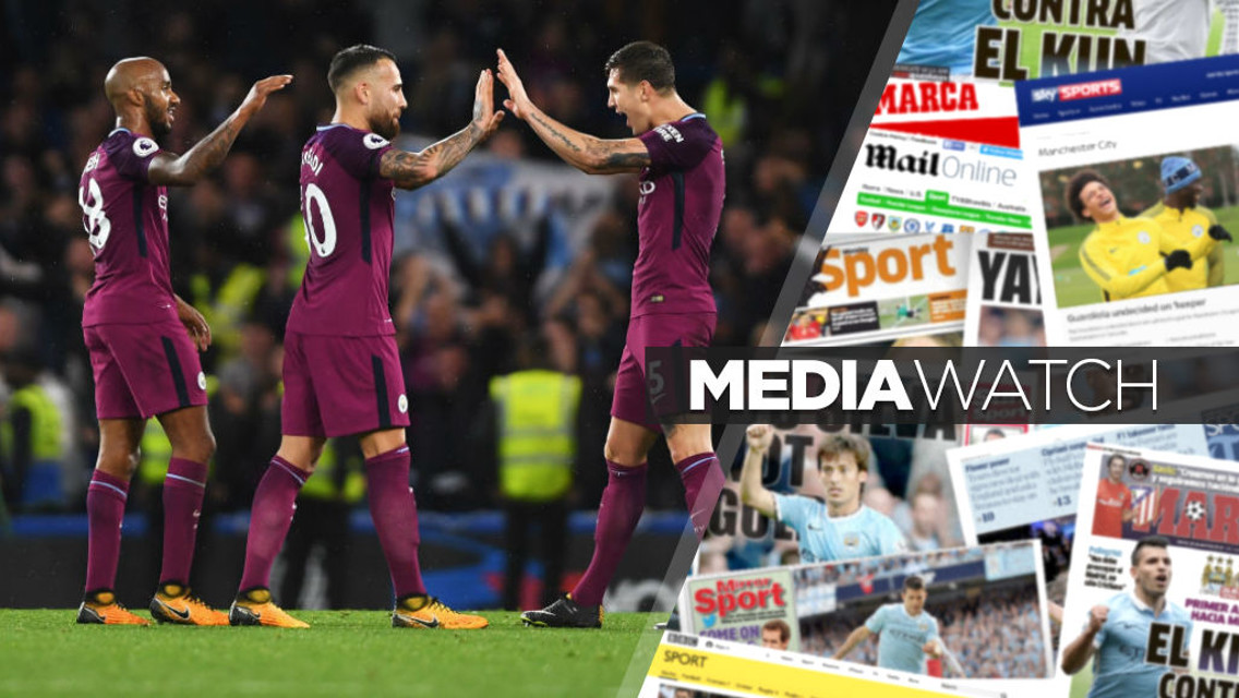 SEISMIC WIN: City's victory at Stamford Bridge has seen them become many people's title favourites 