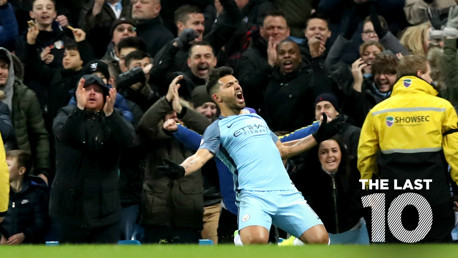 Man City v Burnley: Last 10 goals