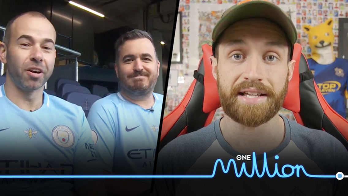 FAMOUS FACES: Watch YoutTubers congratulate City on becoming the first British team to reach one million YouTube subscribers