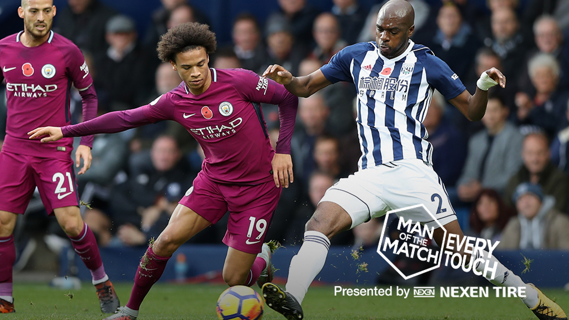 EVERY TOUCH: Sane v WBA
