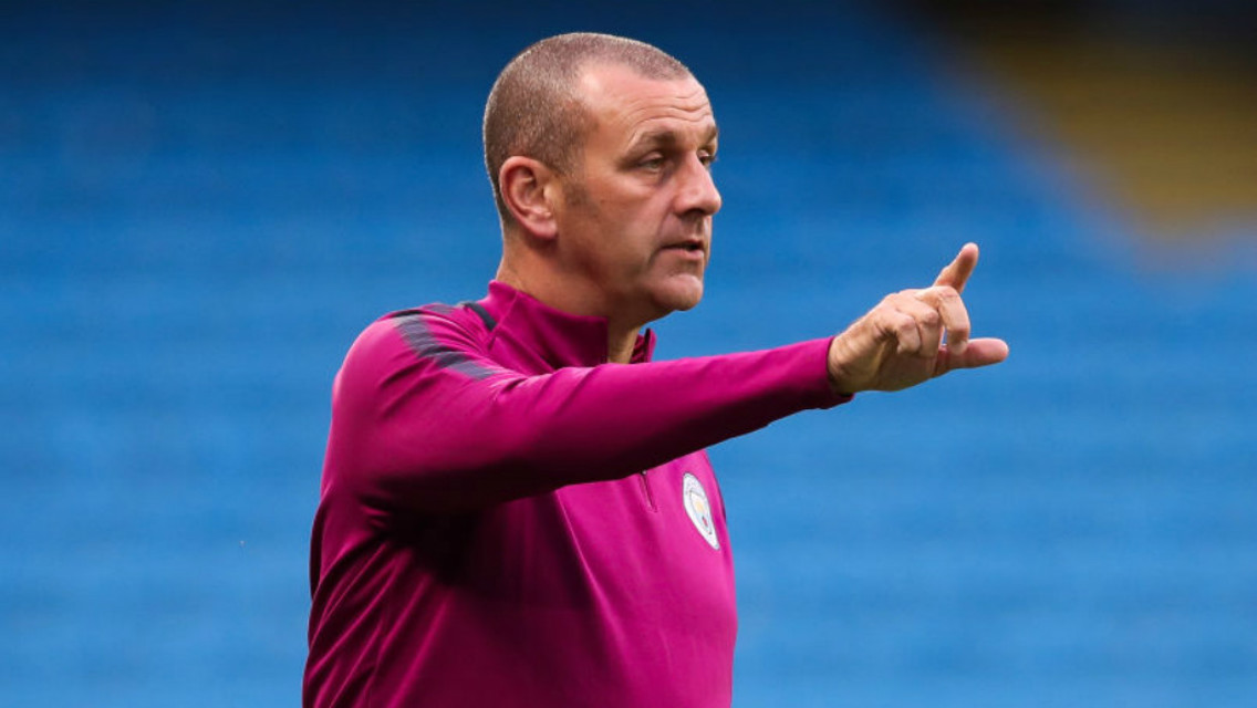 CONFIDENT: Simon Davies believes City U19s are ready to deliver against Napoli.