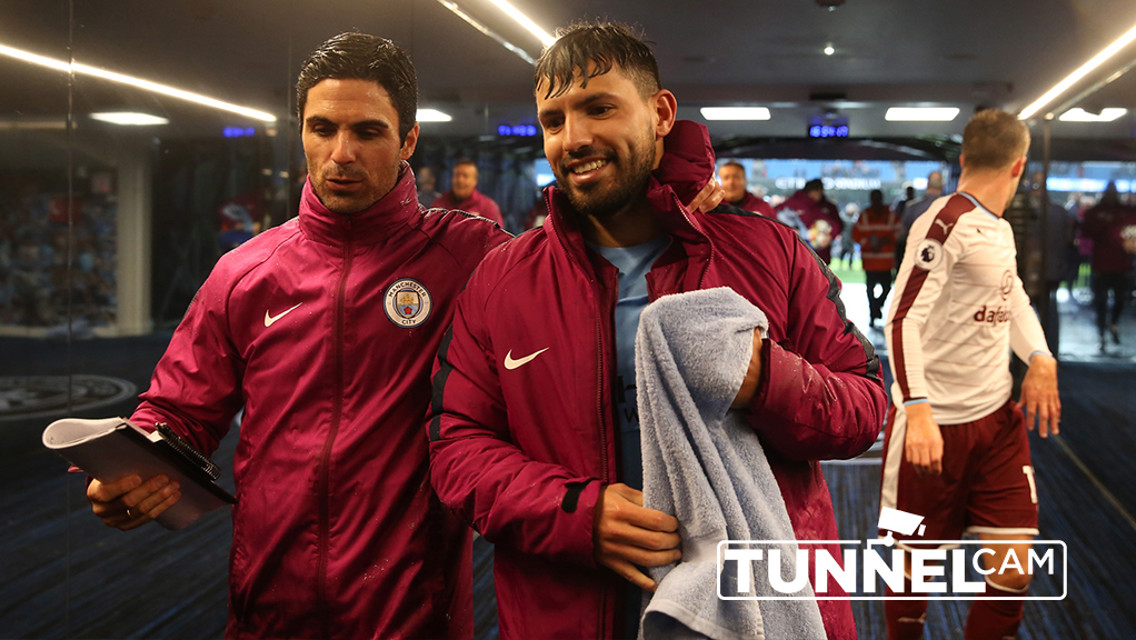 LEVEL RECORD: Sergio Aguero matched Eric Brook's club goalscoring record! 