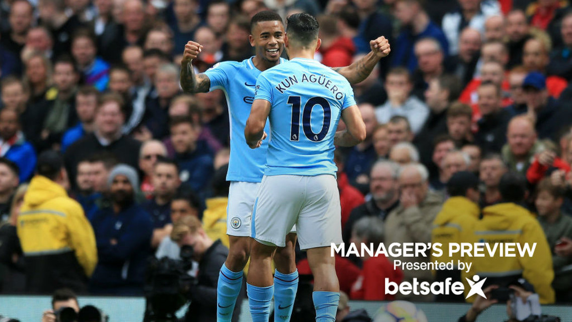 PERFECT PAIR: Sergio Aguero and Gabriel Jesus are forging an effective partnership.