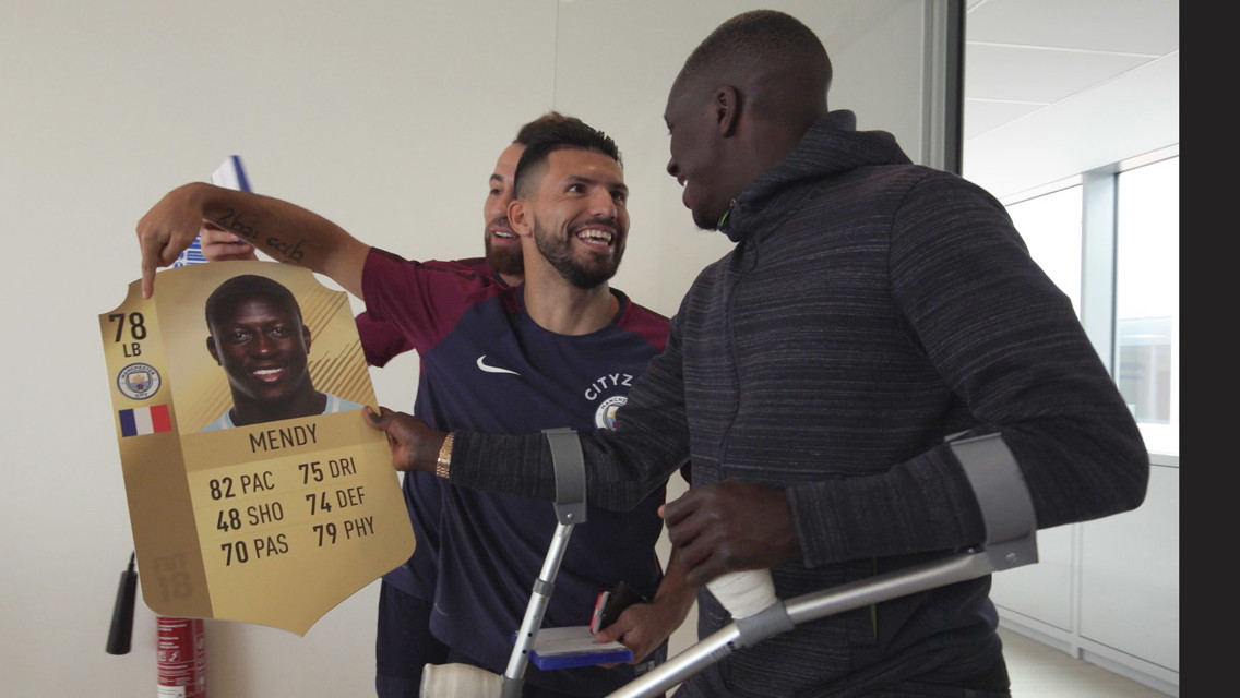 FUN WITH FIFA: The player ratings caused a stir at the City Football Academy