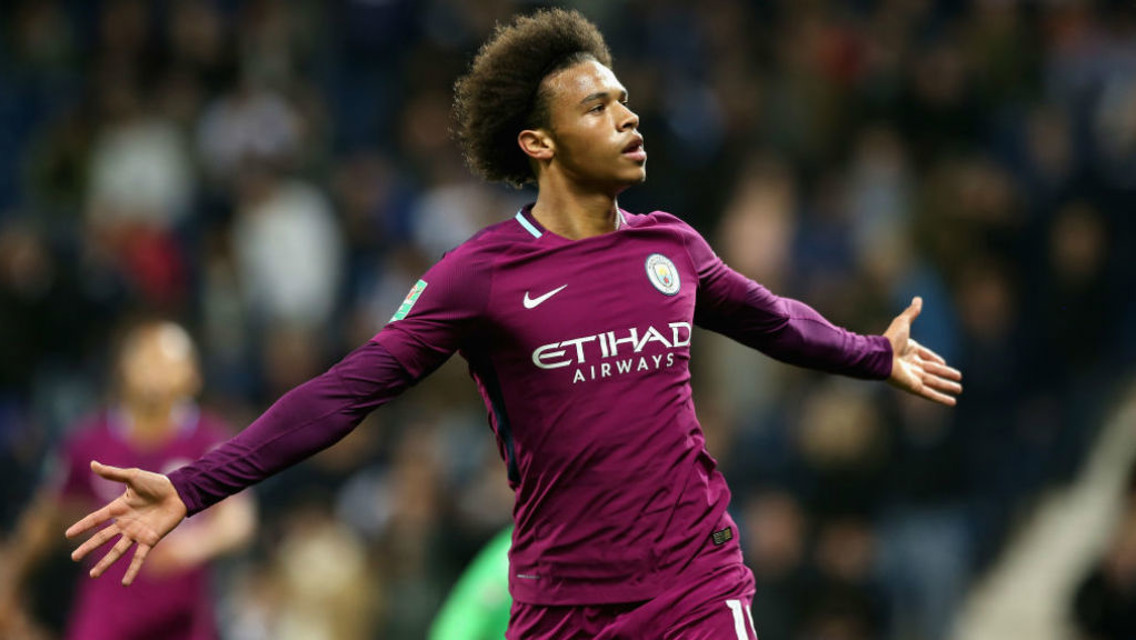 FOURTH ROUND: The Blues cruised into the last-16 after Sane's double v West Brom