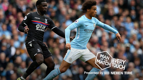 Every Touch: Leroy Sane v Crystal Palace