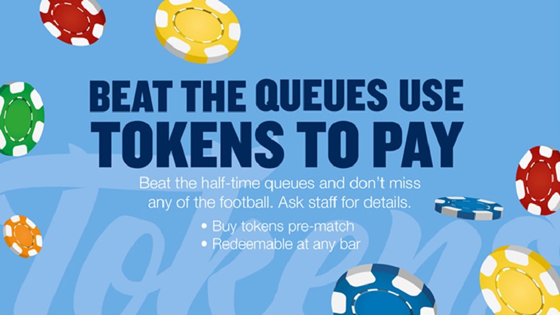 Etihad Stadium beer and pie tokens