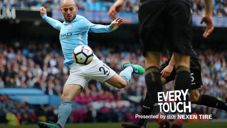 Every touch: Silva v Swansea