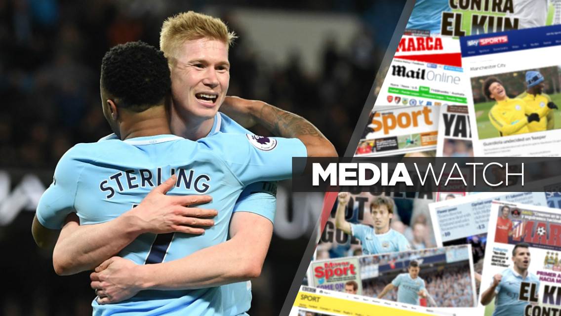 EXCITED: Kevin De Bruyne says a win over United to win the Premier League title would be 'wonderful'