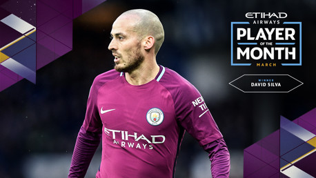 Silva scoops Etihad Player of the Month