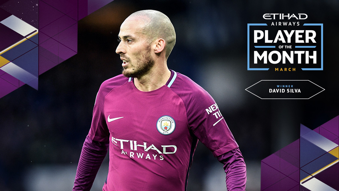 PLAYER OF THE MONTH: David Silva.