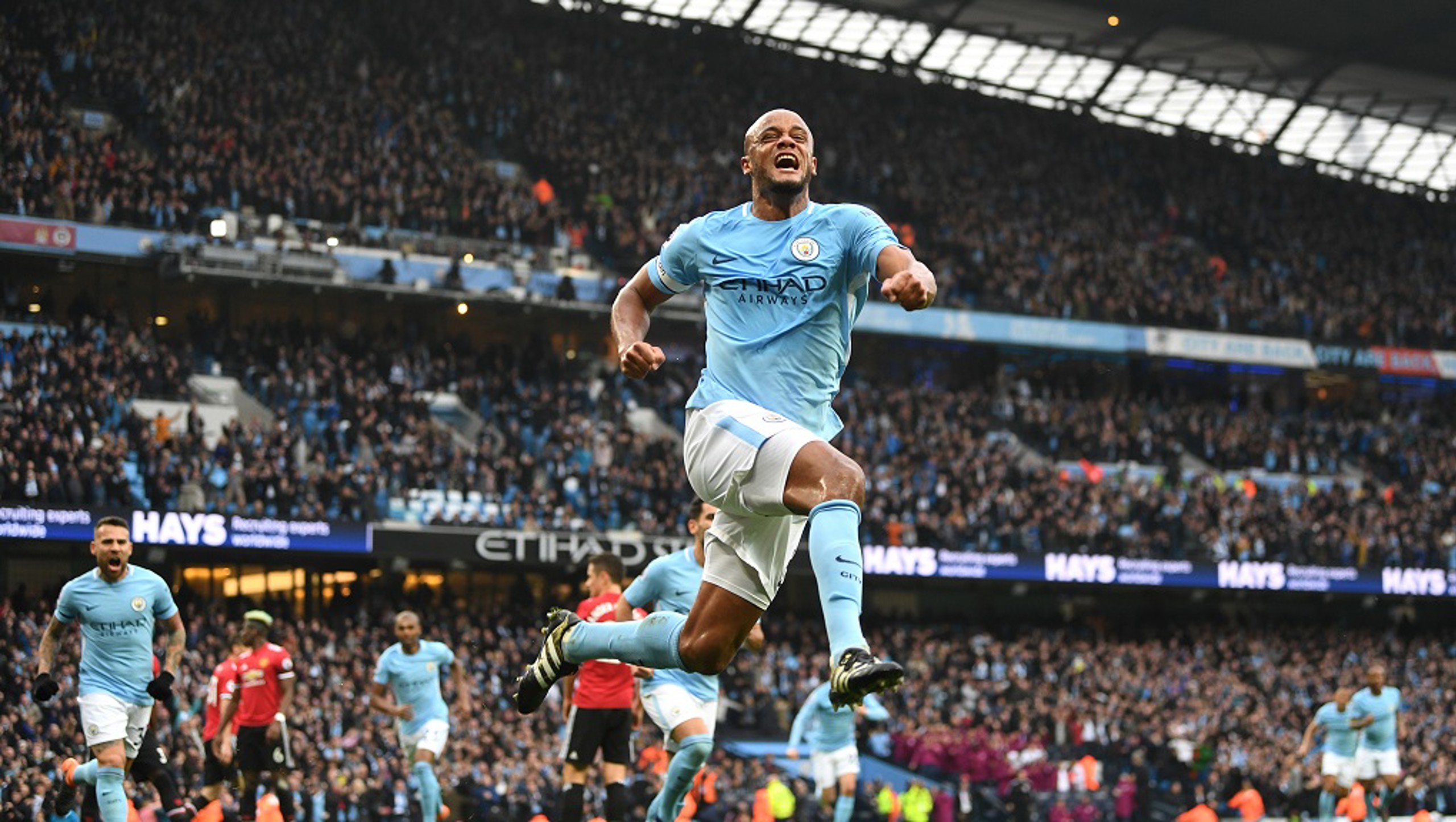 GOAL: Kompany scores