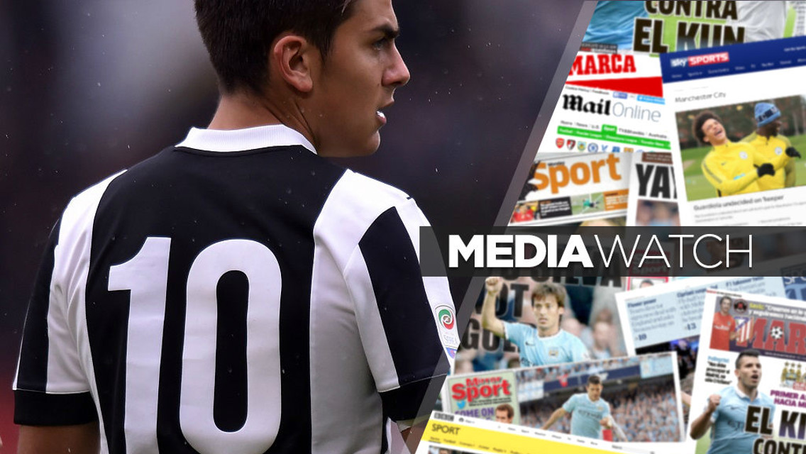 PRESS SPECULATION: Dybala a target suggests Mirror