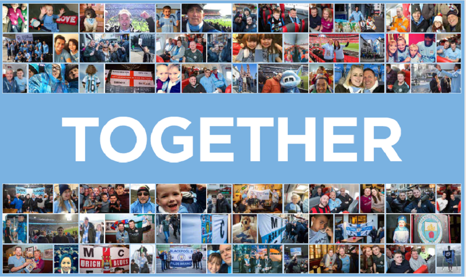 Fan images to inspire City on Sunday