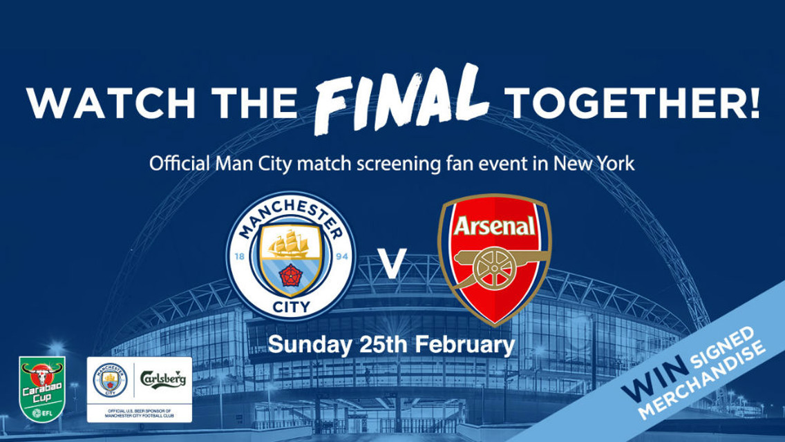 CARABAO CUP FINAL: We're hosting a fan event in New York City.