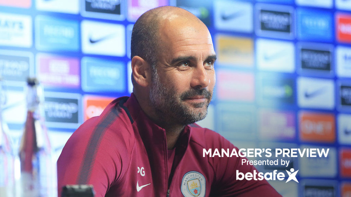 TEAM NEWS: Pep Guardiola discusses the Leicester game.