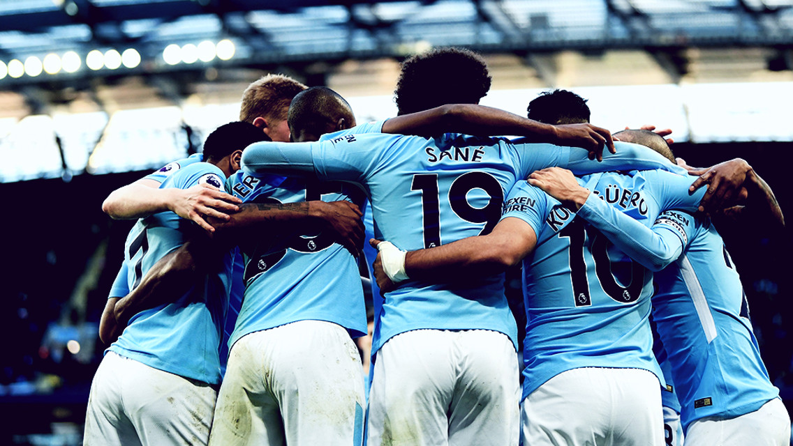 RAMPANT: City bagged an astonishing 102 Premier League goals in 2017