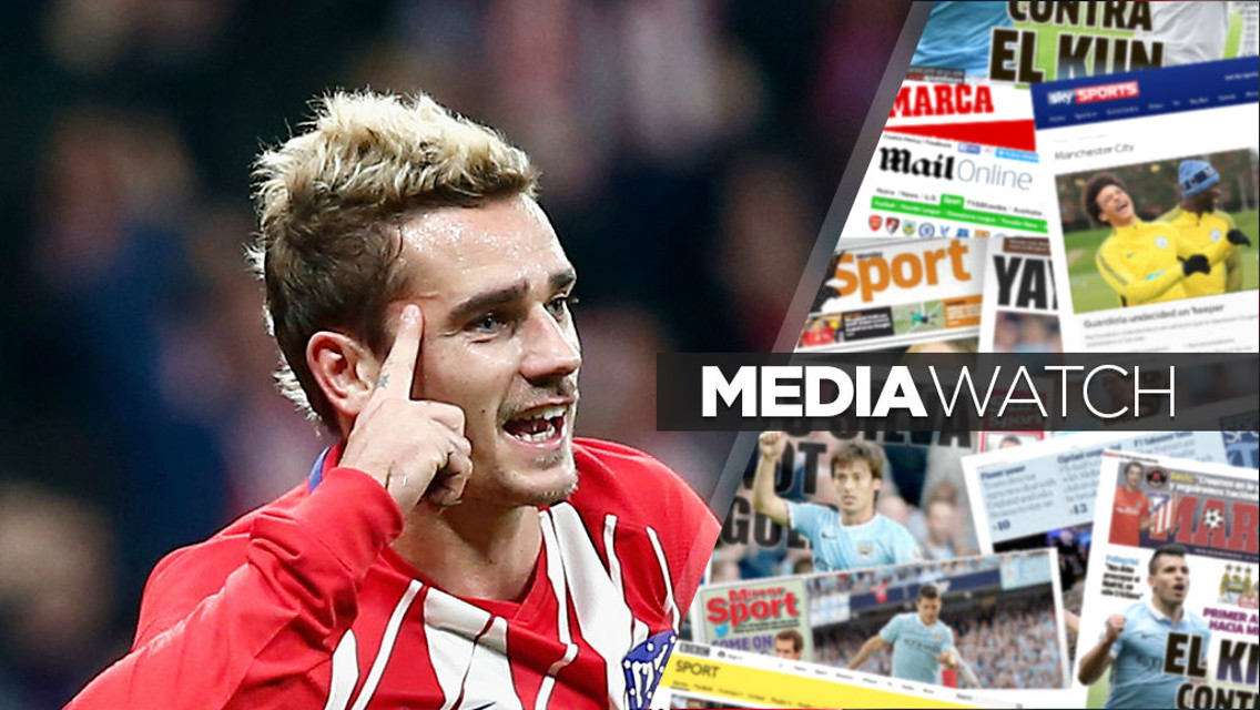 Gossip: City switch focus to Griezmann?