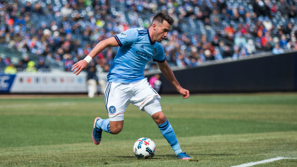 IN ACTION: Jack Harrison on the ball for New York City.