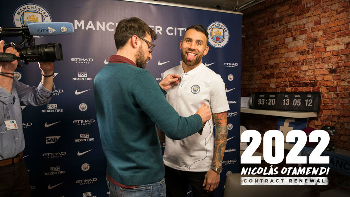 INTERVIEW: Nicolas Otamendi answered Cityzens questions after signing his new contract.