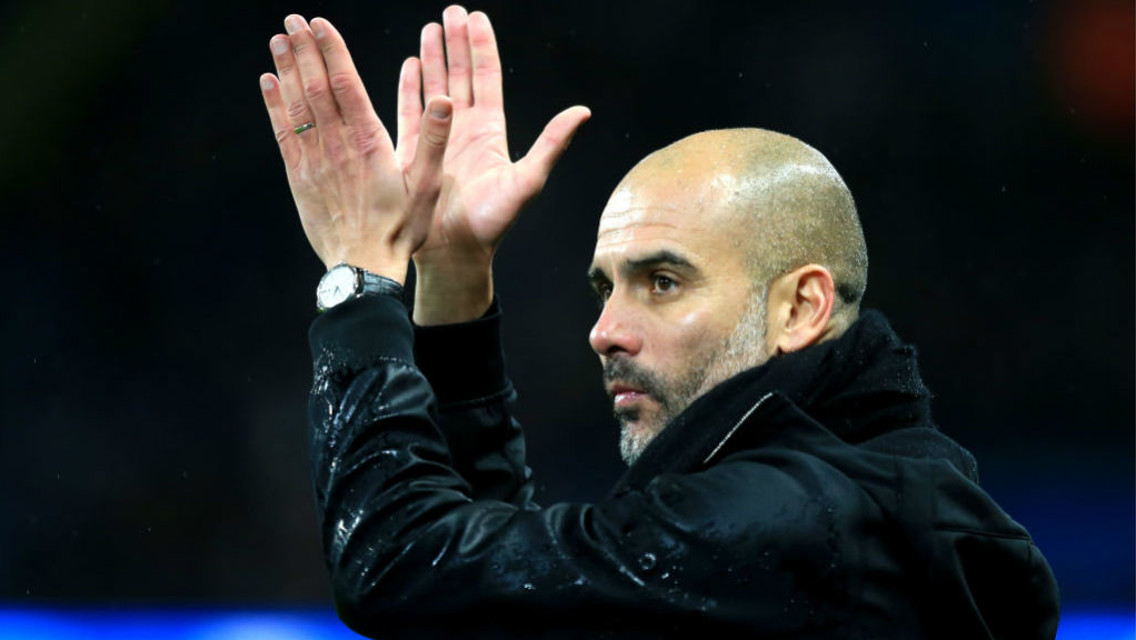 LEADING MAN: Pep Guardiola has been nominated for December's Premier League manager of the month award