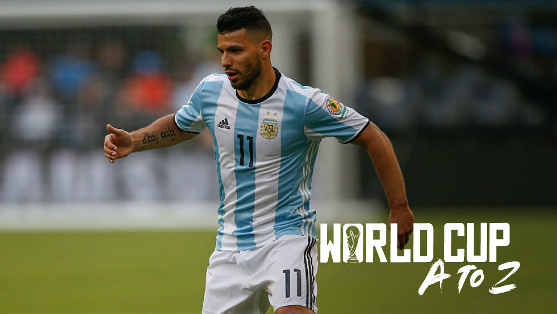 LETHAL WEAPON: Sergio Aguero will be hoping to help shoot Argentina to World Cup glory in Russia