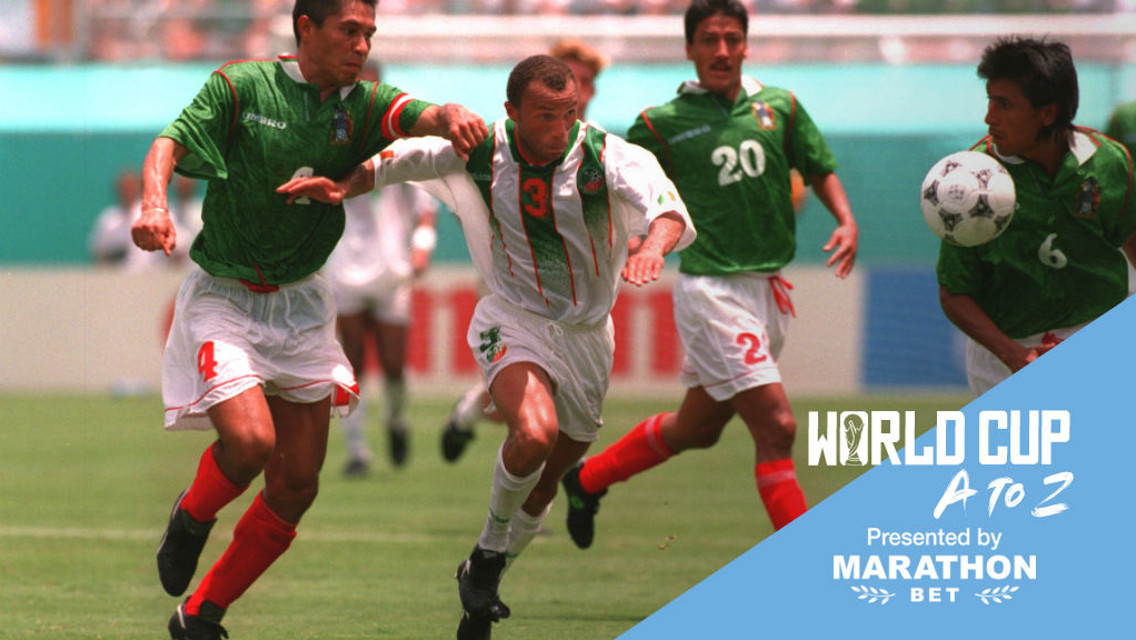 เทอร์รี่ ฟีแลน กับทีมชาติไอร์แลนด์ในฟุตบอลโลก 1994