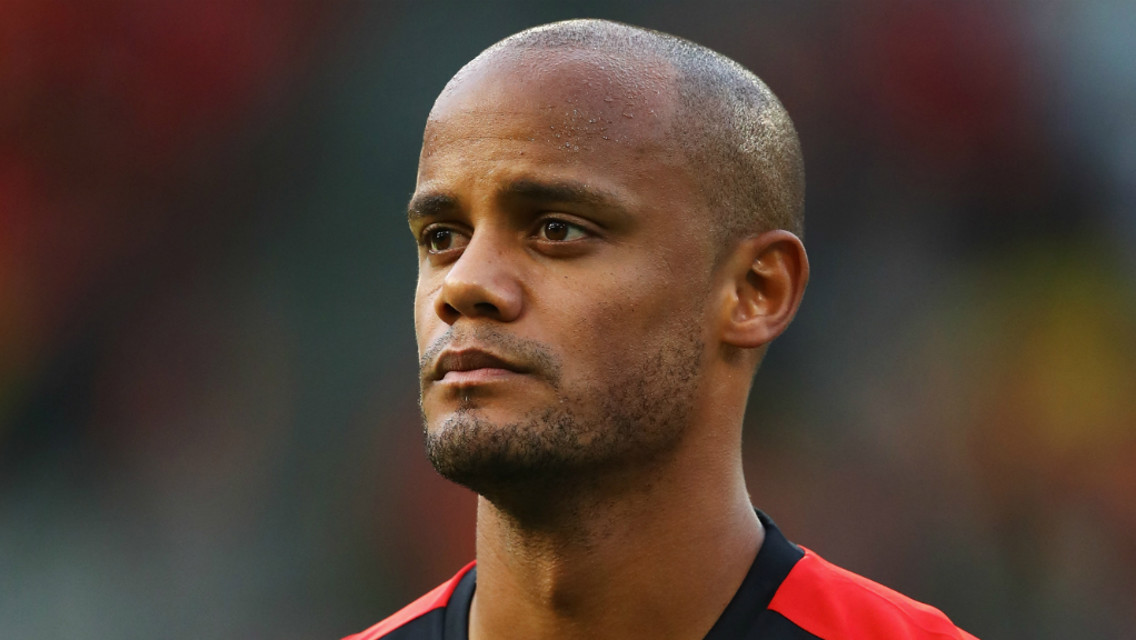 LEADER: Roberto Martinez says Vincent Kompany's leadership is key for Belgium