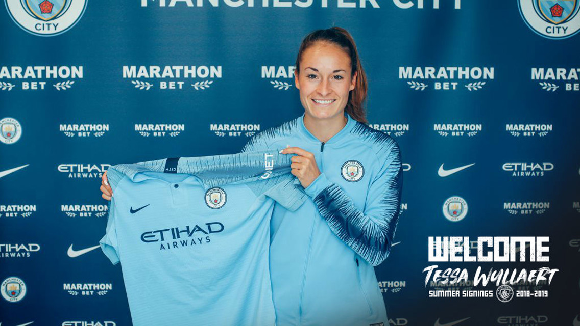 WELCOME TESSA: Wullaert has signed a two-year deal with City