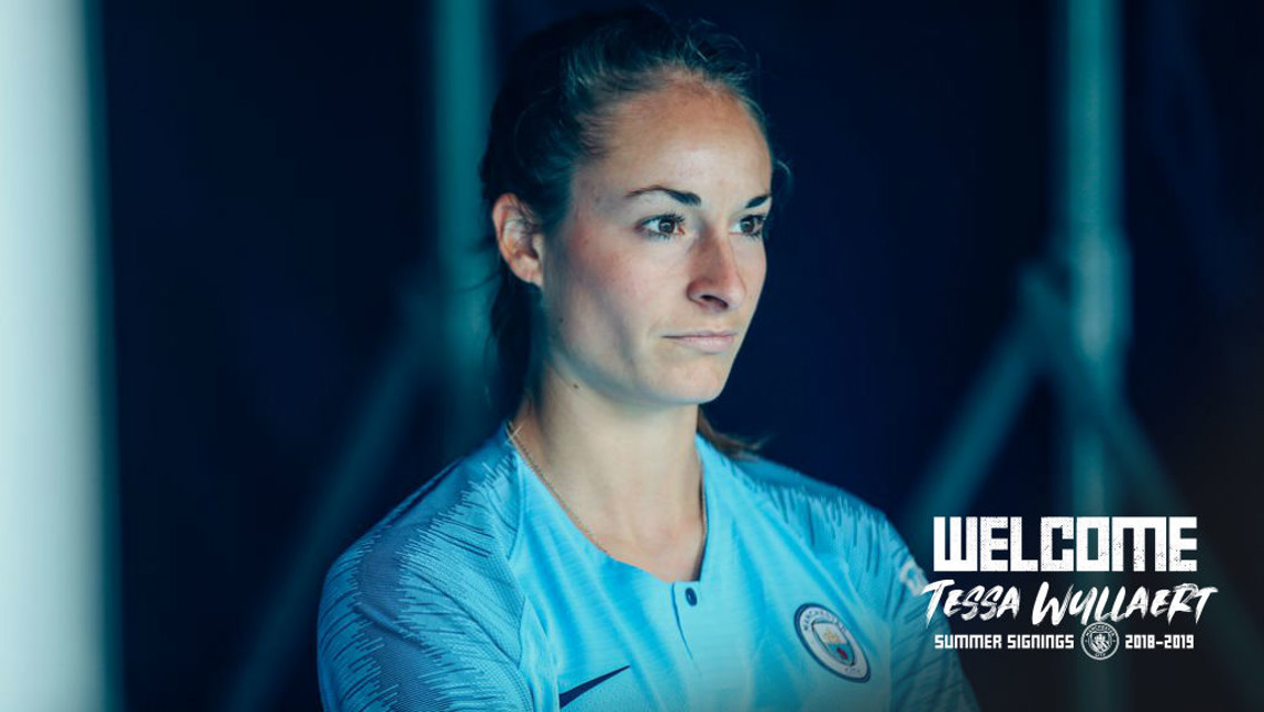 NEW ARRIVAL: Manchester City's latest signing Tessa Wullaert