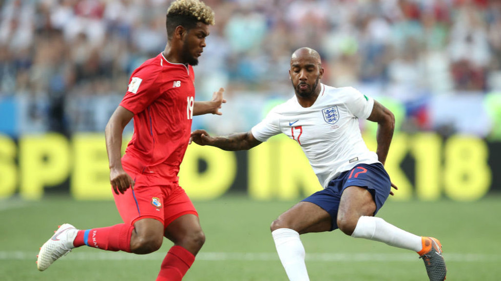 FOUR TOPS: Fabian Delph became the fourth City player to figure for England at the 2018 World Cup when he came on against Panama