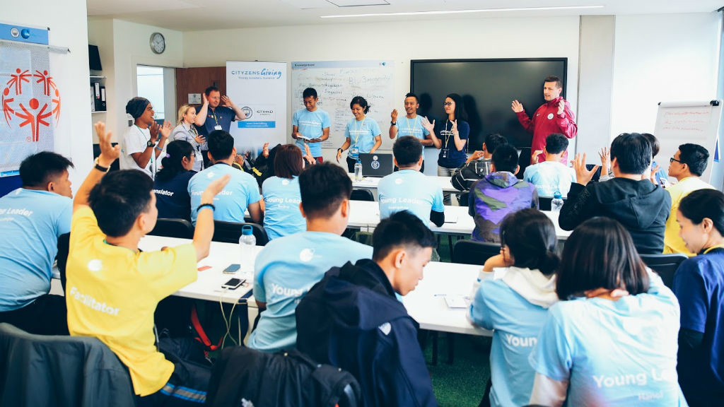 During the summit young Leaders took part in classroom based workshops supported by Etihad Airways and Special Olympics
