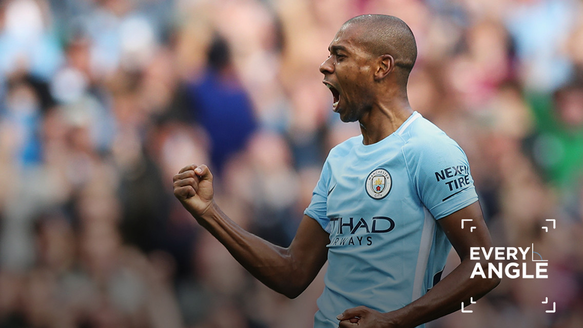 EVERY ANGLE: Fernandinho v Stoke