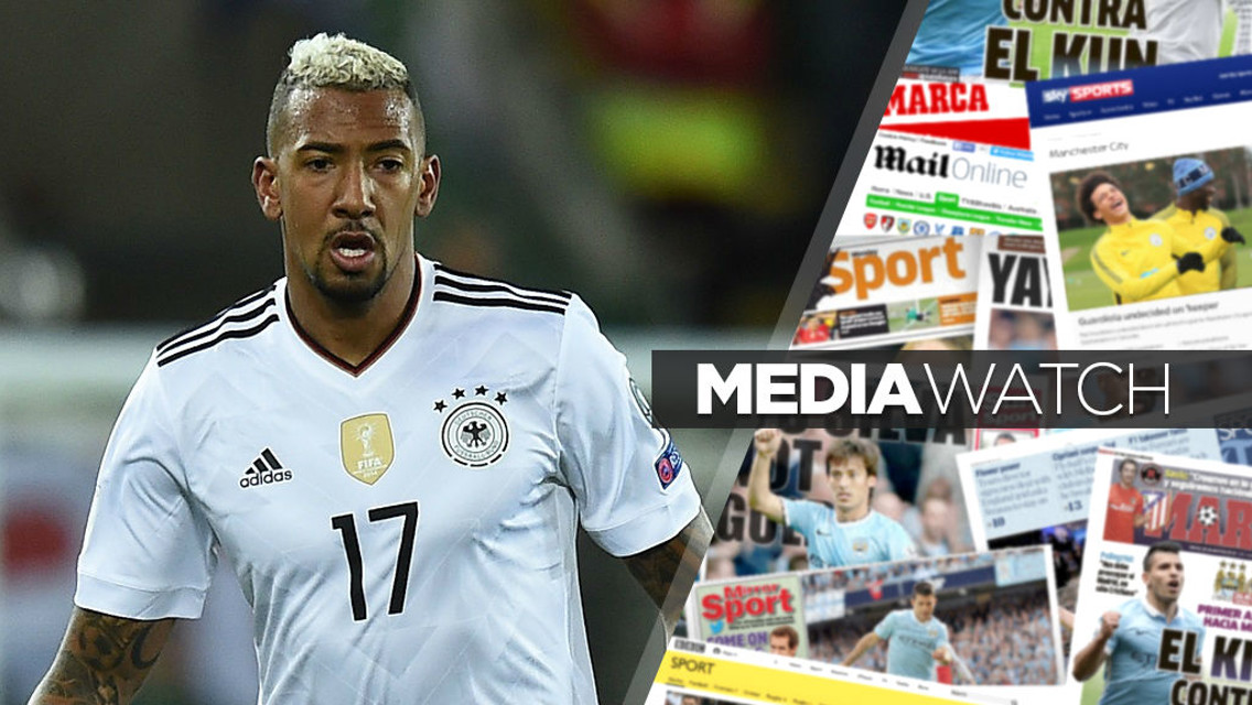 The Sun: City to battle with Reds for Boateng?