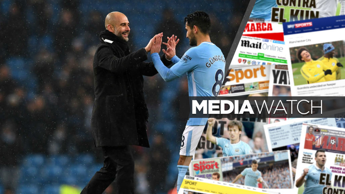 IN TUNE: Ilkay Gundogan has praised Pep Guardiola's tactical astuteness.